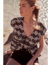 NEXT - Broderie Short Sleeve Top