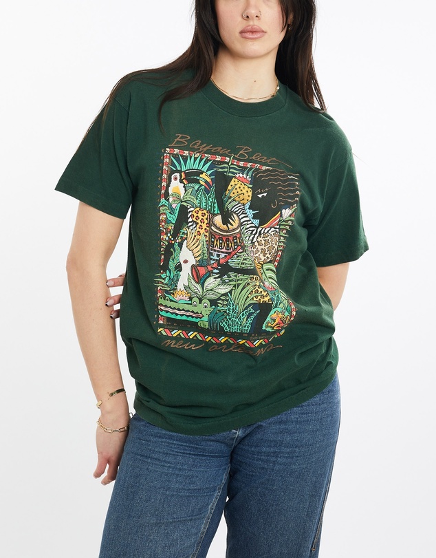 Vintage by The Real Deal - Pre Loved - Vintage 1991 New Orleans 'Bayou Beat' Tee