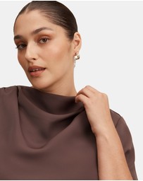 Forever New Curve - Jolie Curve High Neck Top