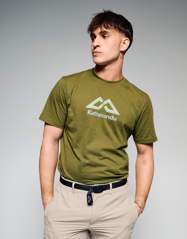Kathmandu - Logo Fill Organic Cotton Tee