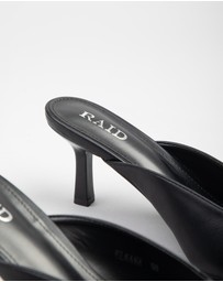 RAID - Elkana heeled Pumps with metal toe in Black