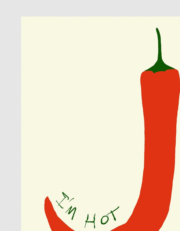 Inka Arthouse - Hot Chilli by Byalmaklub Art Print