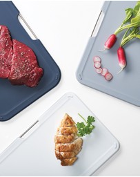 Joseph Joseph - Nest™ Boards 3-piece Chopping Board Set with Storage Stand (Regular) - Grey