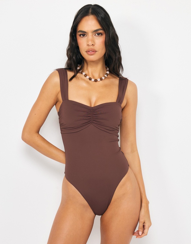 AERE - Isla Ruched Bust Swimsuit