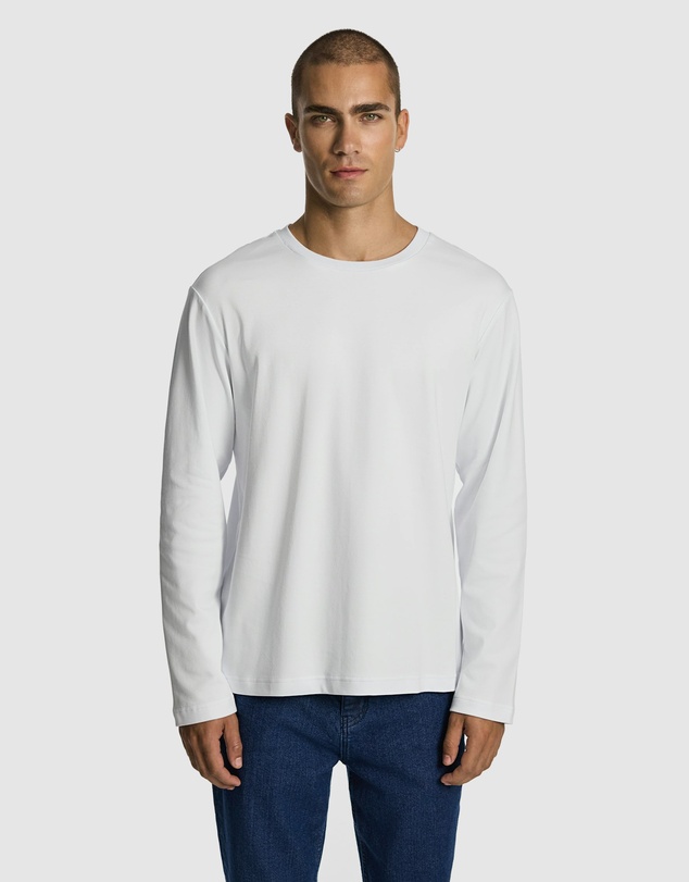 yd. - Zander Long Sleeve Mercerised Cotton Tee