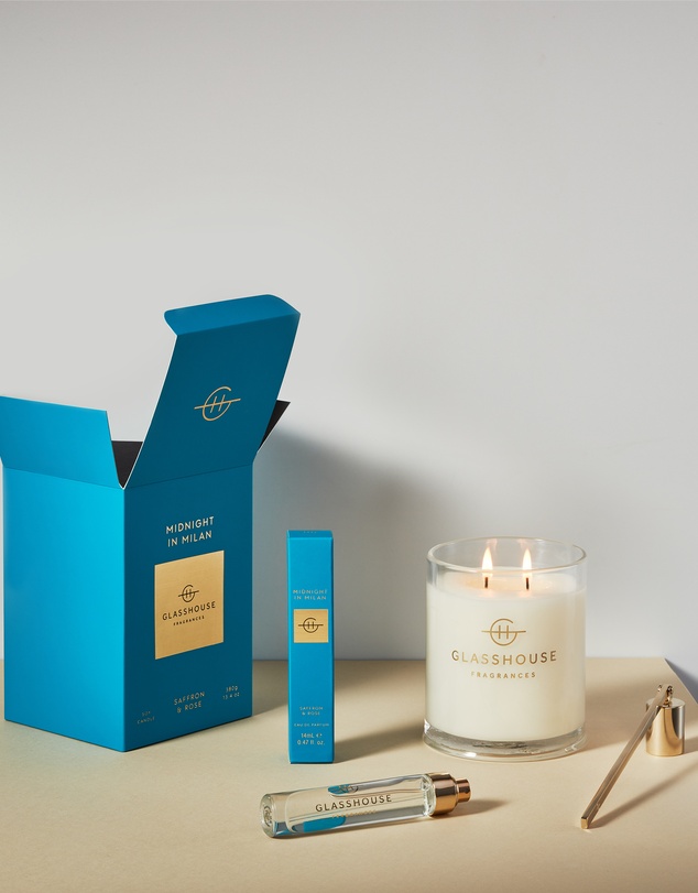 Glasshouse Fragrances - Midnight in Milan 380g Soy Candle