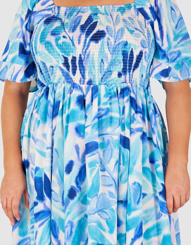 Love Your Wardrobe - Kaia Shirred Bodice Dress