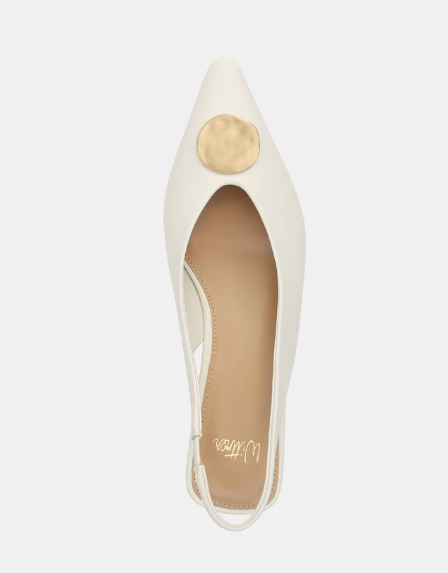 Wittner - Goldie Leather Slingbacks