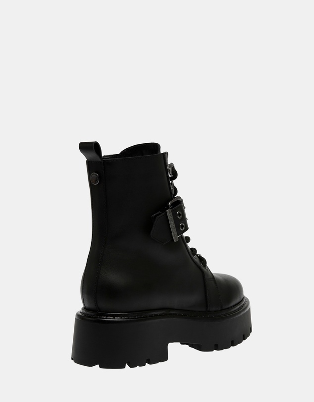 Steve Madden - Off-Road Black Leather Boots