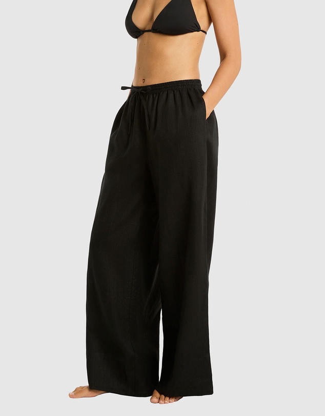 Sea Level Australia - Palazzo Linen Pants