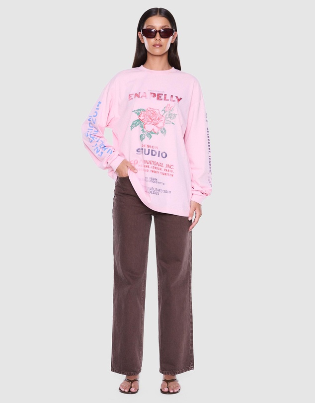 ENA PELLY - Hailey Long Sleeve Cuffed Tee
