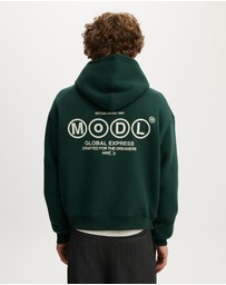 Cotton On - Box Fit Graphic Hoodie