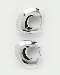PDPAOLA - Wave Silver Hoop Earrings