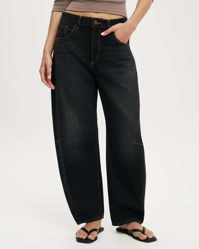 Cotton On - Mid Rise Barrel Jeans
