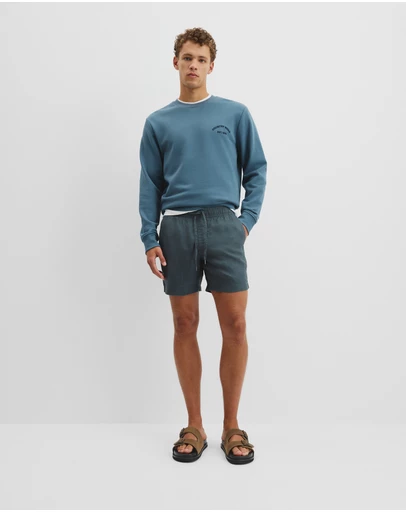 Country Road - Organically Grown Linen Drawcord Short