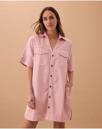 Ceres Life - Sammy Denim Shirt Dress