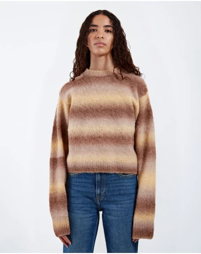 Dr Denim - Moira Sweater Fade Yellow
