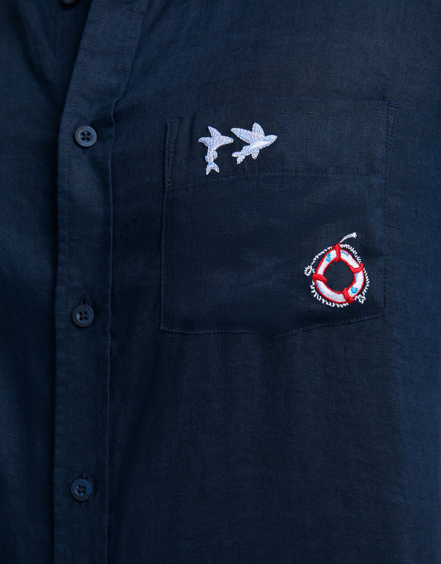 Sportscraft - Halyard Long Sleeve Linen Shirt