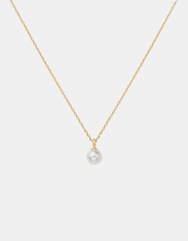Ania Haie - Ania Haie Gold Pearl Drop Pendant Necklace