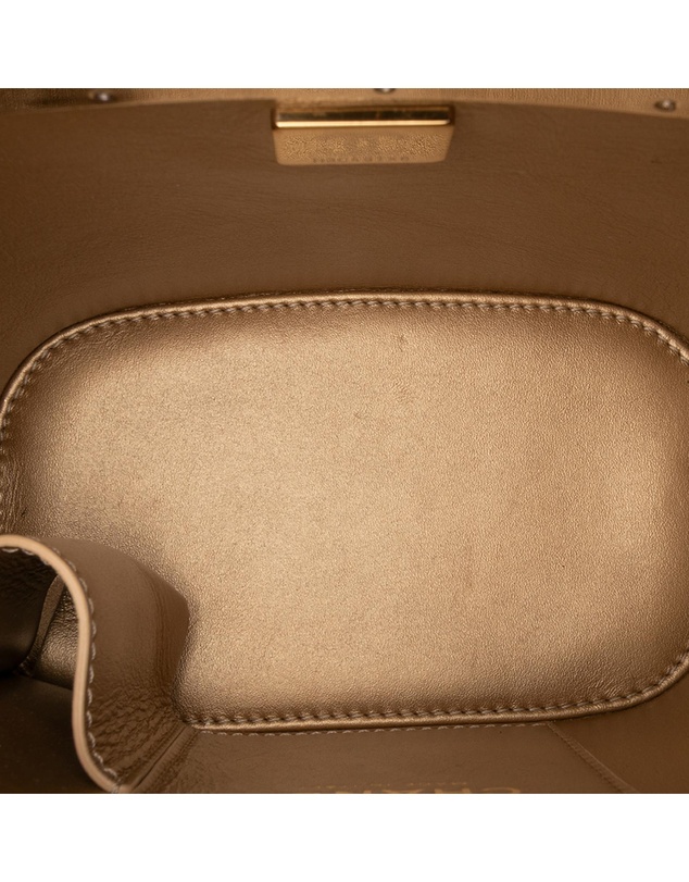 Pre-Loved by Azura Reborn - Pre-Loved Quilted Patent Logo Chain Vanity Case
