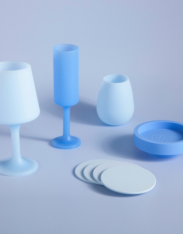 porter green - swepp silicone unbreakable wine glasses