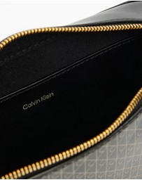 Calvin Klein - Emblem Allover Print Elongated Camera Bag