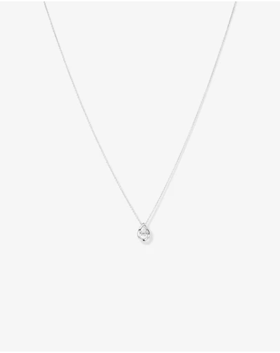 Michael Hill - Lume Lab Pear Pendant with 0.10 Carat TW of Laboratory-Grown Diamond in Sterling Silver