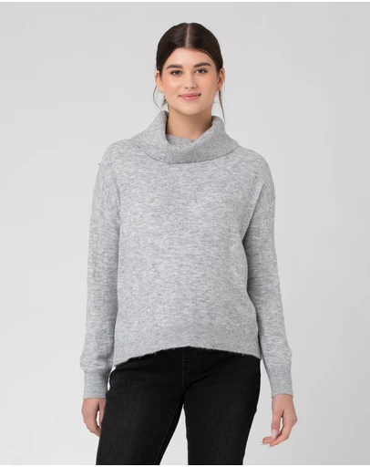 Ripe Maternity - Riley Roll Neck Knit