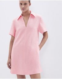 UNISON - Collared Linen Dress