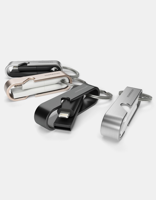 Vonmahlen - HIGH SIX - All In One Compact Keychain Universal Charging Cable