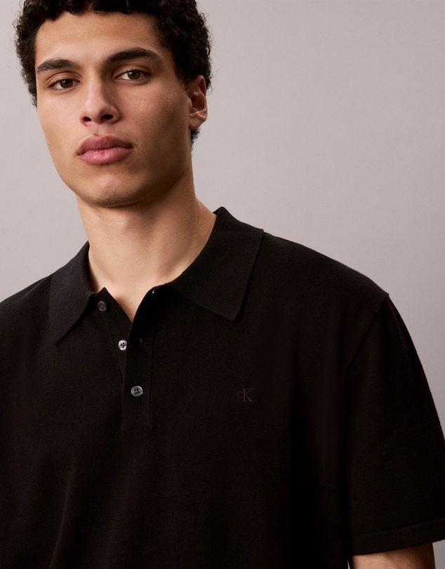 Calvin Klein - Supima Cotton Polo Sweater