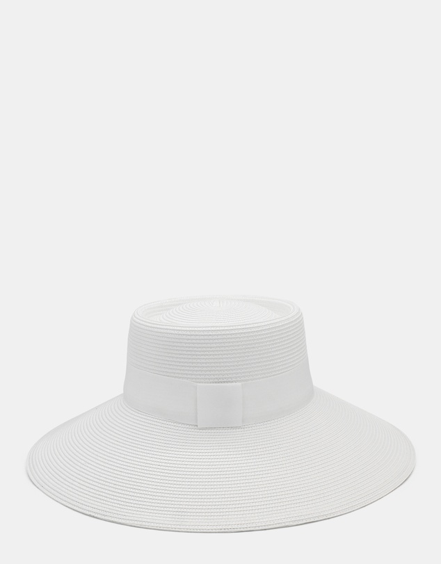 Morgan & Taylor - Gwen Racewear Droop Hat in White