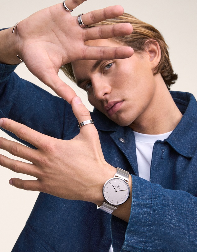 Daniel Wellington - Classic 40mm Sterling Piano Brushed
