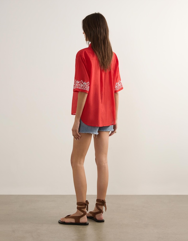 Auguste The Label - Sardine Embroidered Blouse
