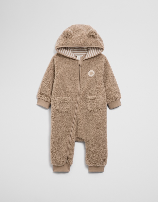 Country Road - Sherpa Hooded Jumpsuit