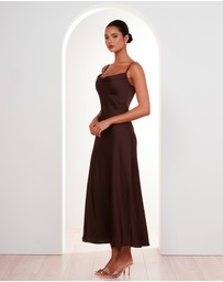 Pilgrim - Natalie Cowl Neck Maxi Dress
