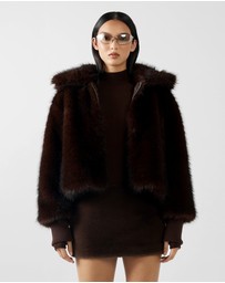 BY.DYLN - Reese Faux Fur Bomber