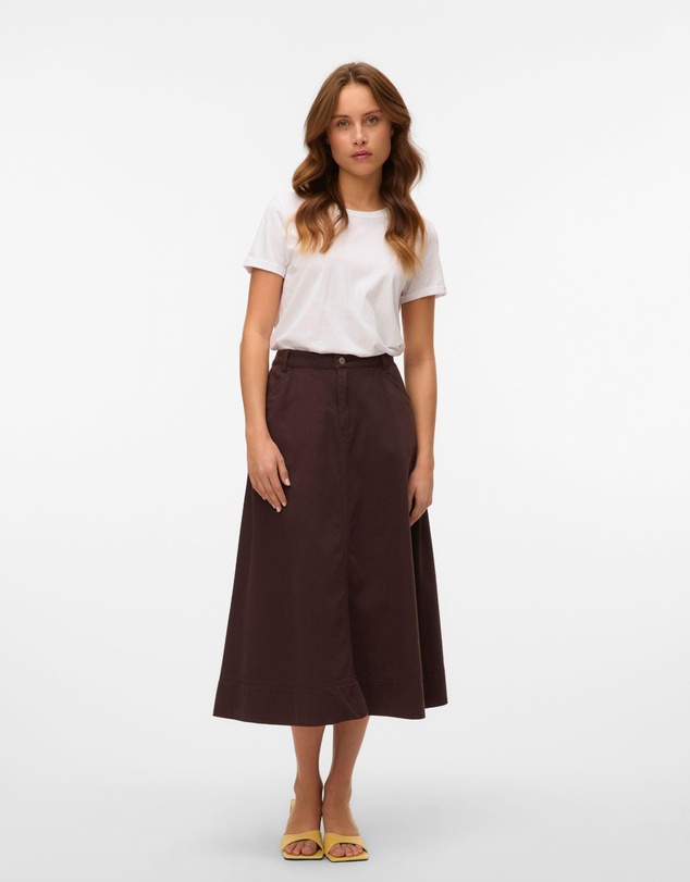 Vero Moda - Filia Denim Midi Skirt
