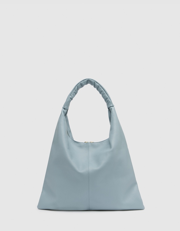 Florence - Elizabeth Sky Blue Hobo Leather Bag