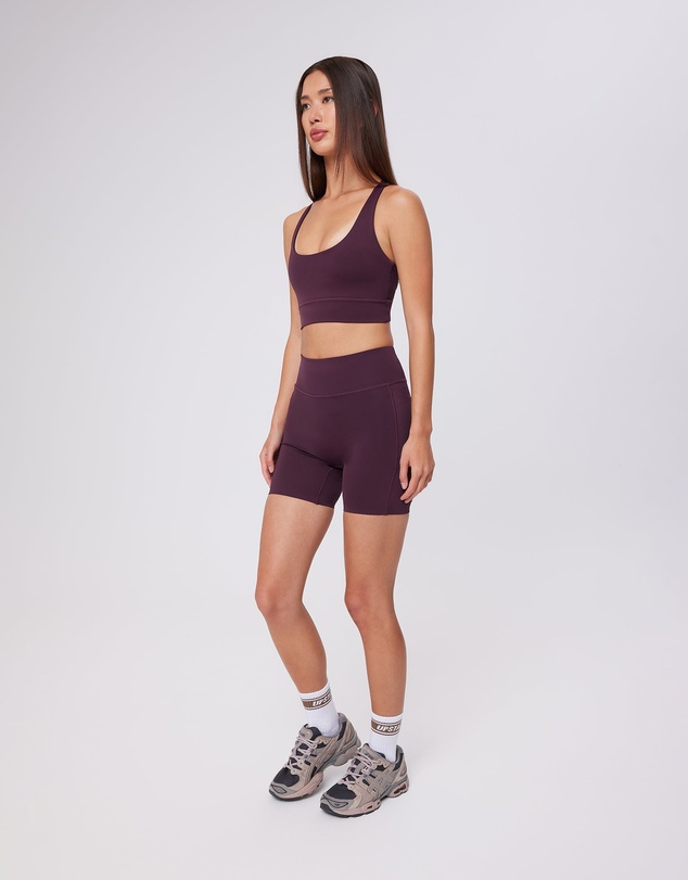Upstate - Contour+ 5inch Pocket Bike Short - Merlot