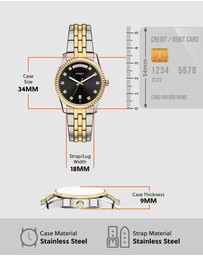 Fossil - Scarlette Two Tone Analogue Watch