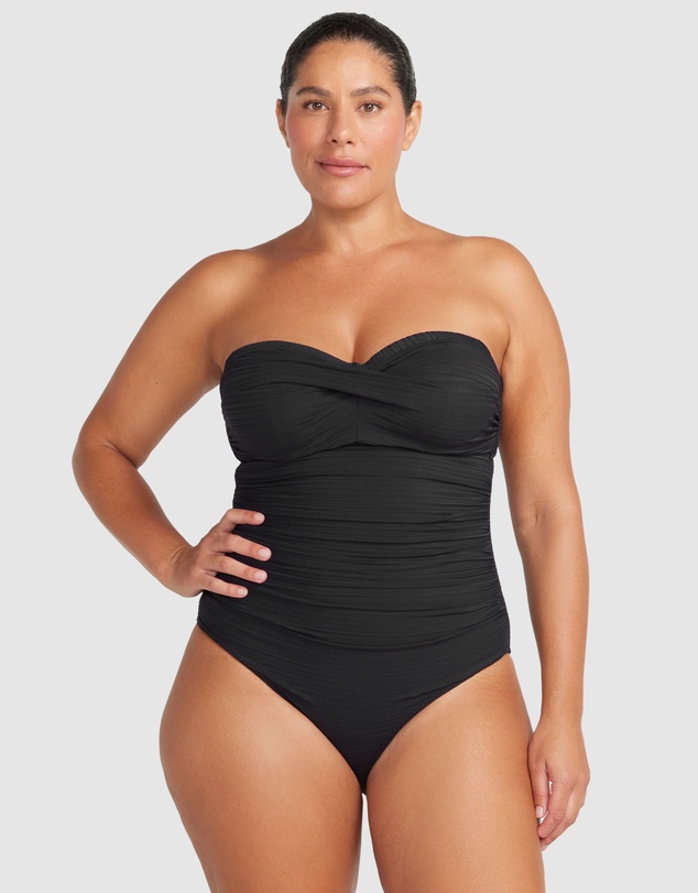 Artesands - Aria Black Botticelli Underwire Bandeau One Piece