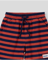 Goldie + Ace - Reverse Stripe Noah Shorts - ICONIC EXCLUSIVE - Babies-Kids