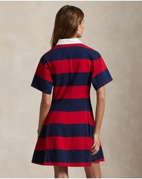 Polo Ralph Lauren - Striped Cotton Jersey Rugby Dress - ICONIC EXCLUSIVE
