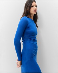 UNISON - Merino Drape Detail Dress