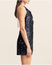 Shona Joy - Everly High Neck Cowl Mini Dress