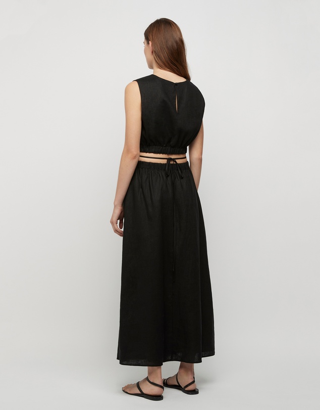 FRIEND of AUDREY - The Linen Waist Tie Dress
