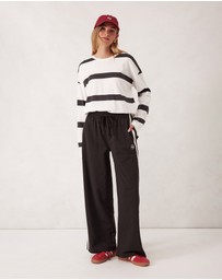 Ceres Life - Gigi Wide Leg Terry Trackpant