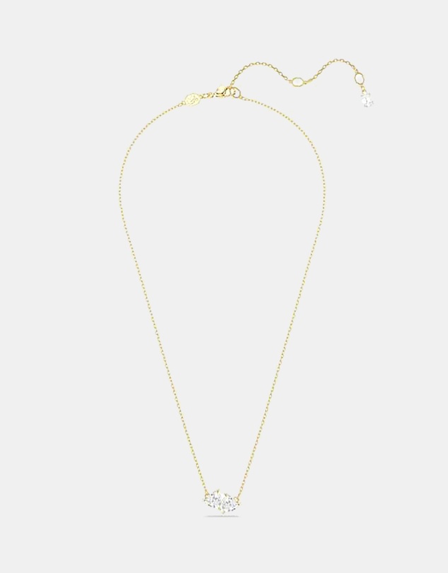 Swarovski - Mesmera Necklace, Heart, White, Gold-Tone Plated
