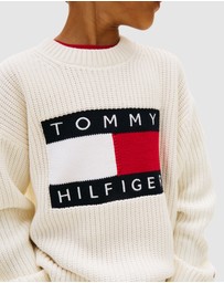 Tommy Hilfiger - Heritage Flag Chunky Knit Jumper - Kids